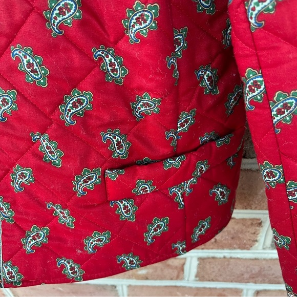 Red Vera Bradley button down jacket excellent condition. Size medium - Picture 7 of 11